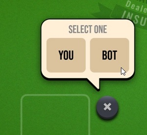 blackjack choose you or bot