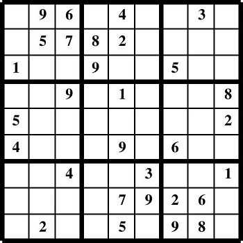 Printable Sudoku puzzles