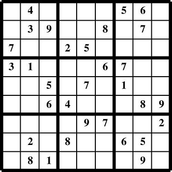 Printable Sudoku puzzles