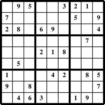 Printable Sudoku puzzles