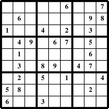 Printable Sudoku puzzles