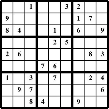 Printable Sudoku puzzles