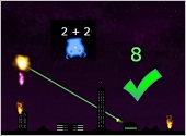 3d math game with alien