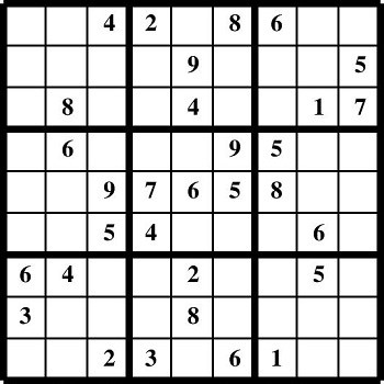 Printable Sudoku puzzles