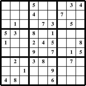 Printable Sudoku puzzles