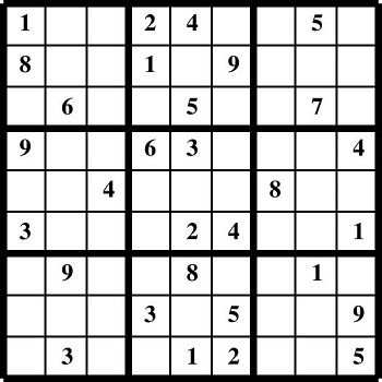 Printable Sudoku puzzles