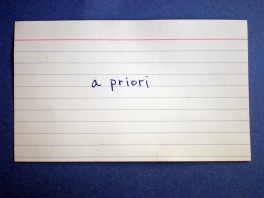 Index Card - Front