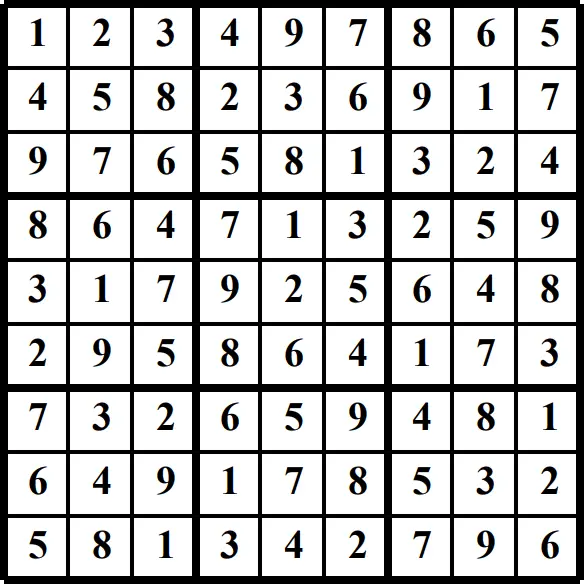 Printable Sudoku puzzles