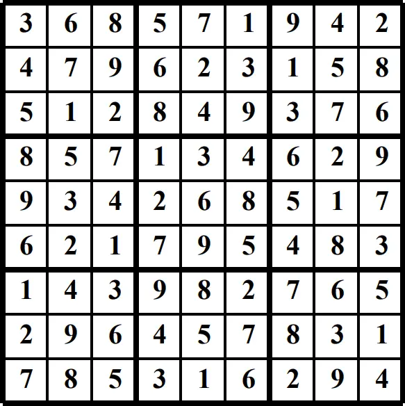 Printable Sudoku puzzles