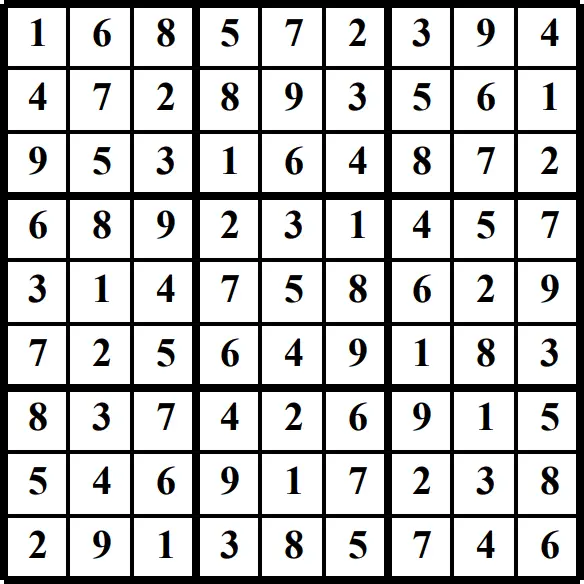 Printable Sudoku puzzles