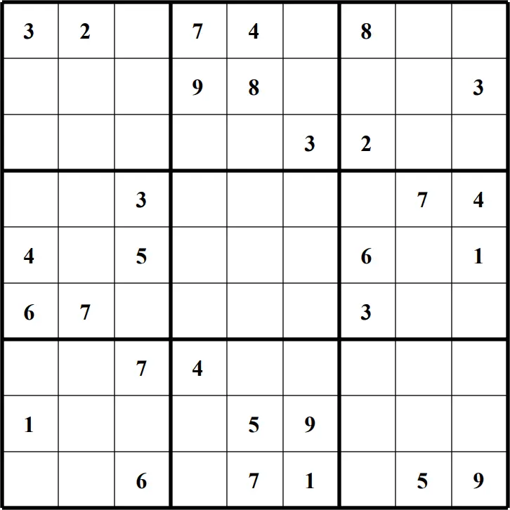 Large Printable Sudoku Puzzle