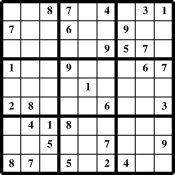 Printable Sudoku puzzles