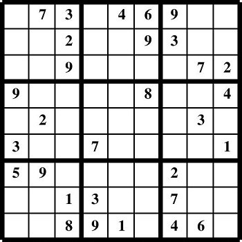 Printable Sudoku puzzles