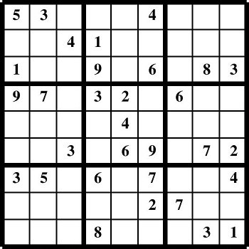 Printable Sudoku puzzles