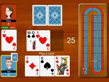 Cribbage · 2/3/4 Players · Play Free Online