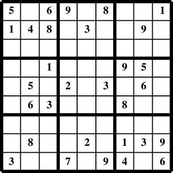 Printable Sudoku puzzles