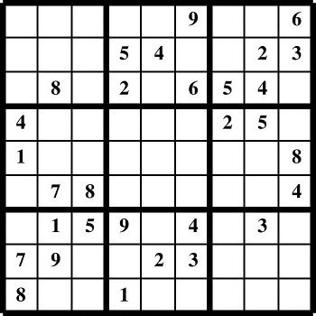 Printable Sudoku puzzles